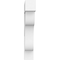 Ekena Millwork Standard Carmel Architectural Grade PVC Bracket With Block Ends, 5"W x 30"D x 30"H BKTP05X30X30CAR05 - alternate 2